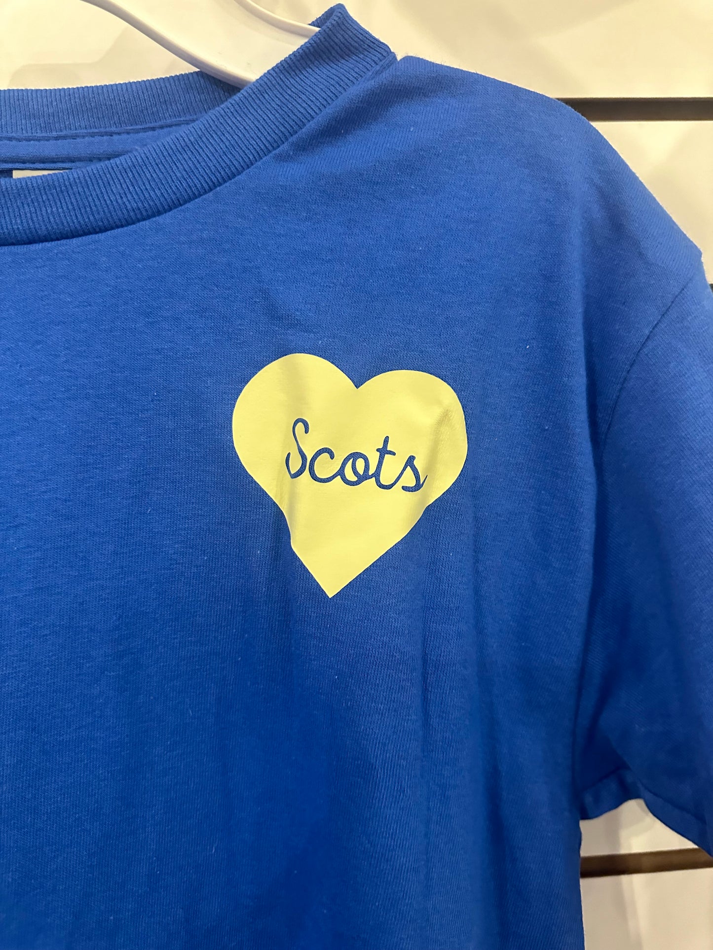 Youth Royal Blue Scots Shirt