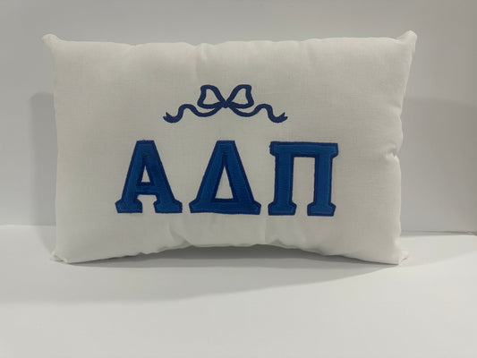 Sorority Bow Pillow