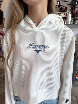 Mustangs Cropped Hoodie