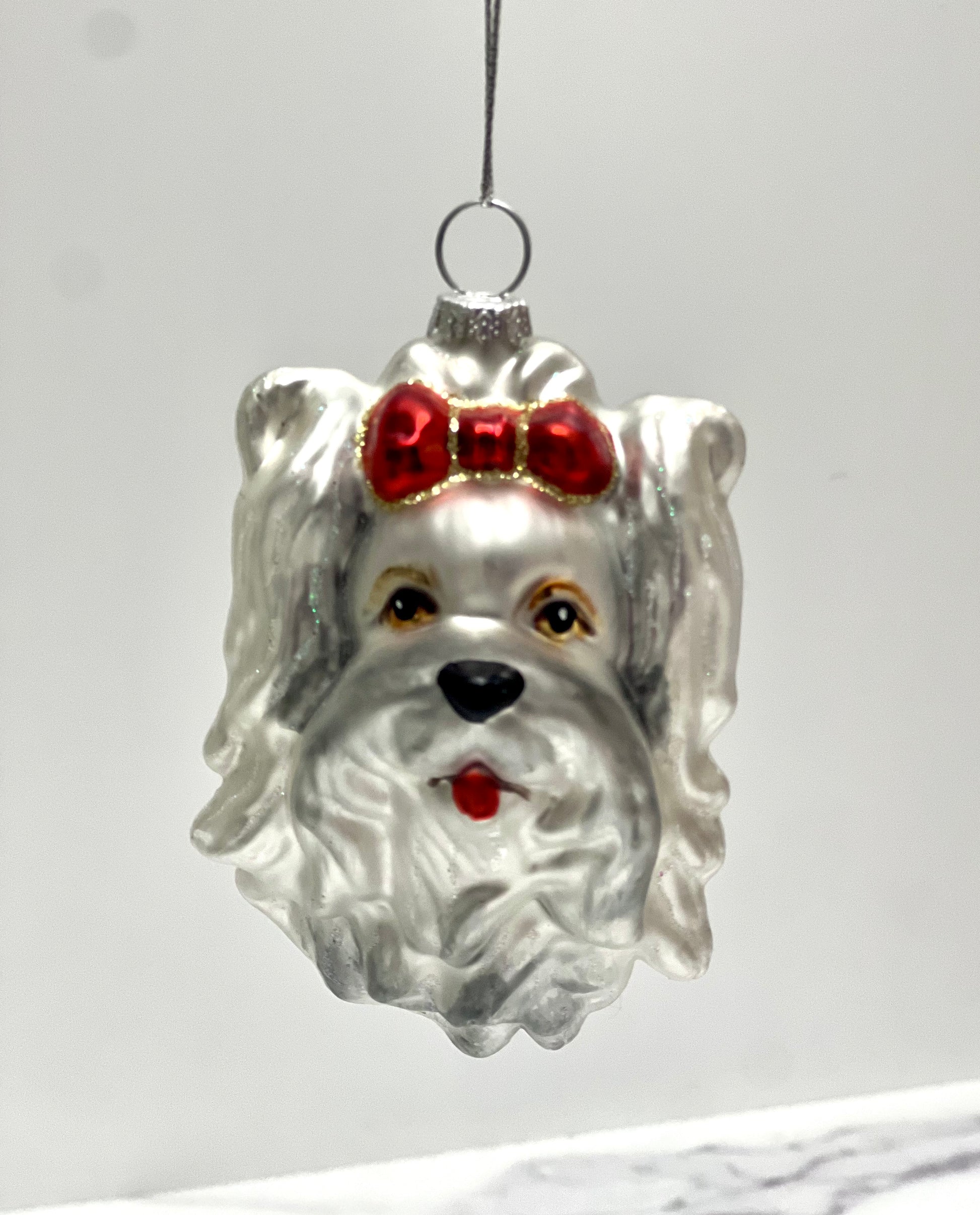White Dog Ornament