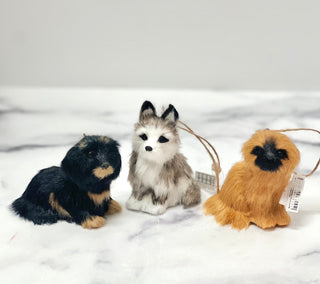 Furry Dog Ornament