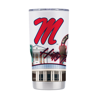 Ole Miss 20oz Campus Icons Tumbler