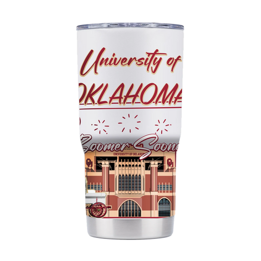 University of Oklahoma 20 Oz. Campus Icons Tumbler