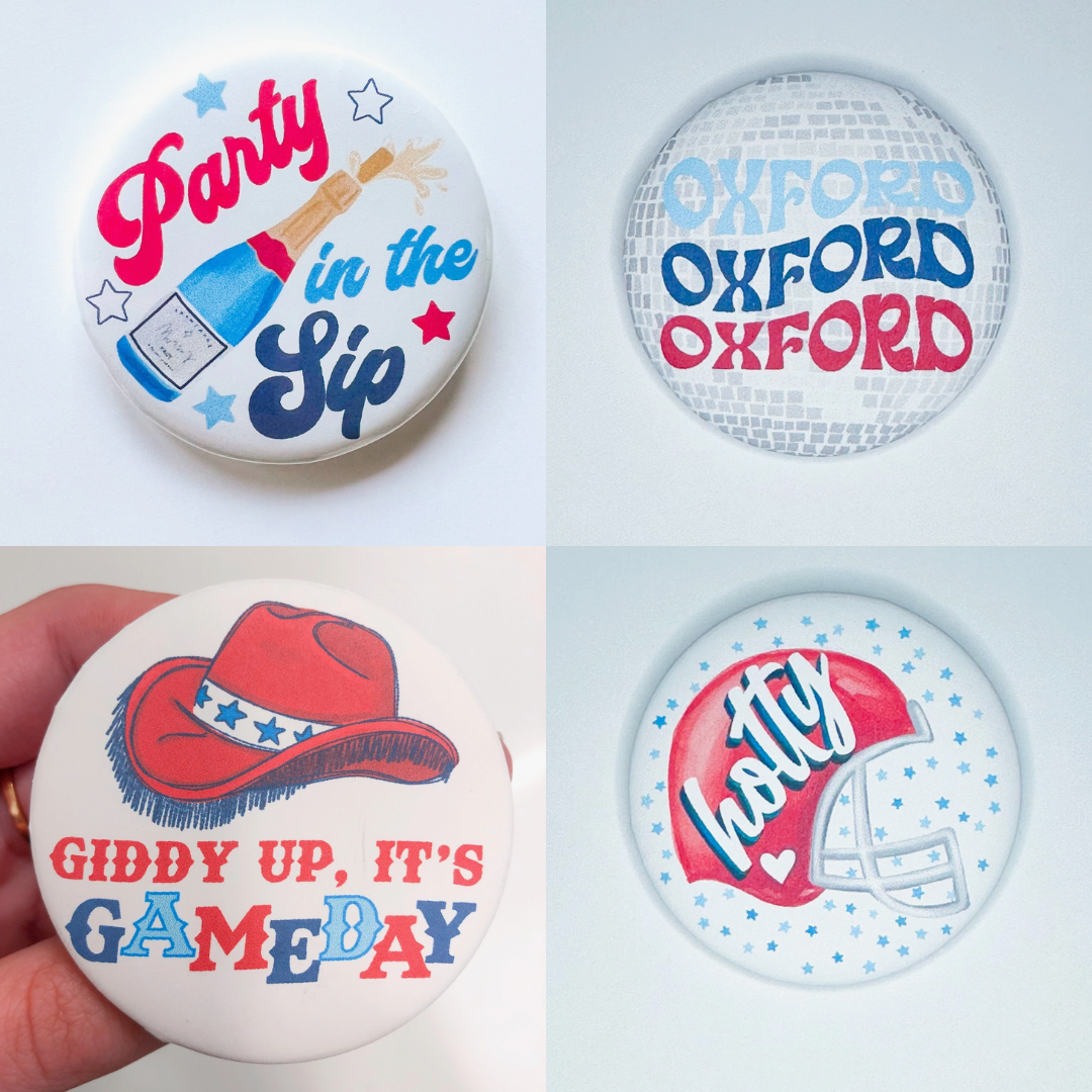 Ole Miss Game Day Pins