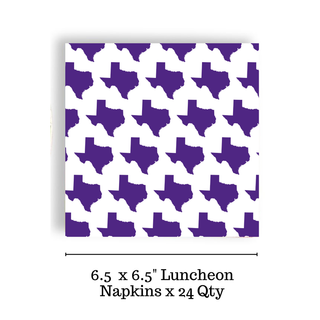 Purple Texas Napkins