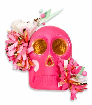Hand Painted Resin Skulls by Glitterville