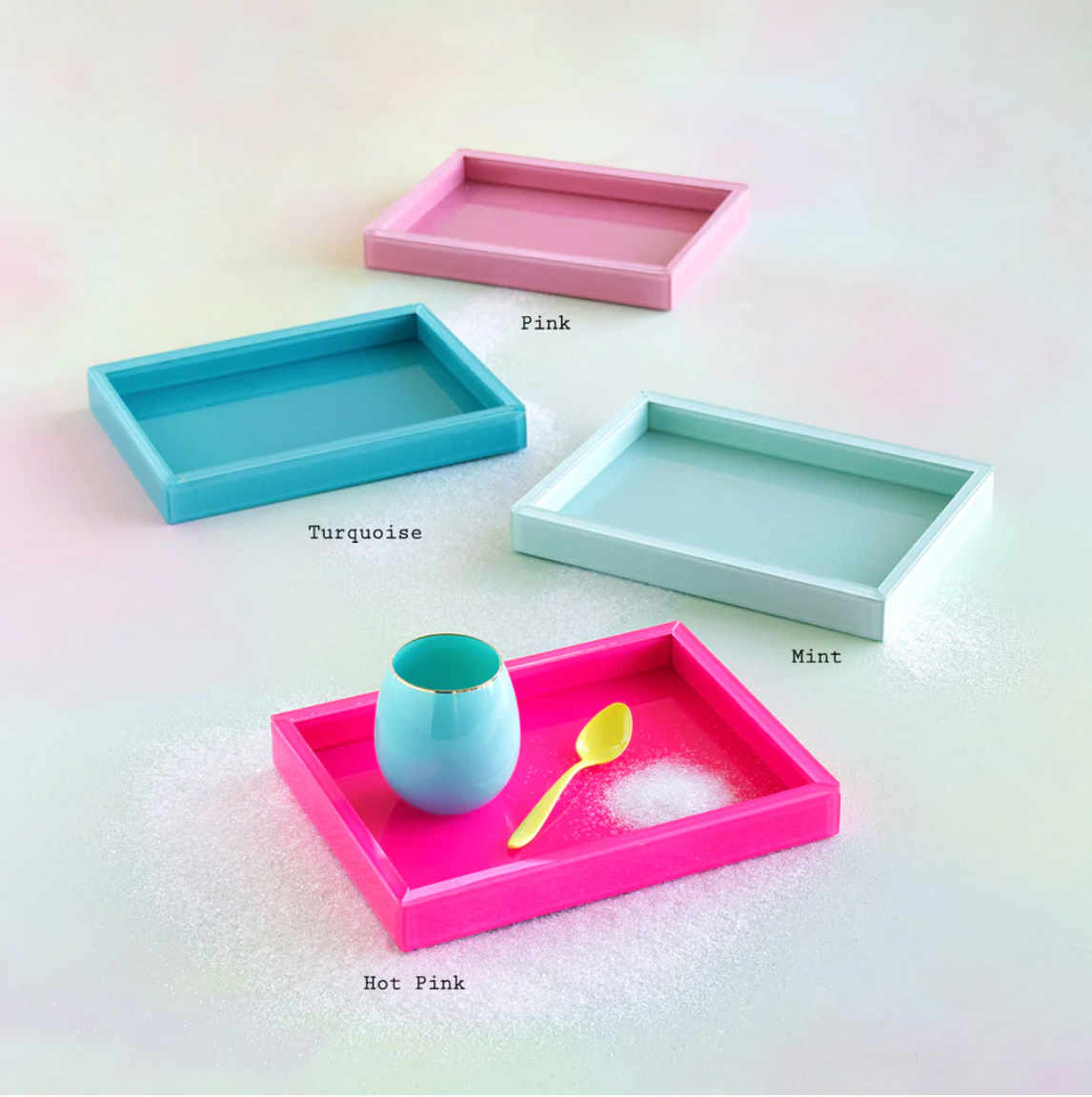 Colorful Glass Tray