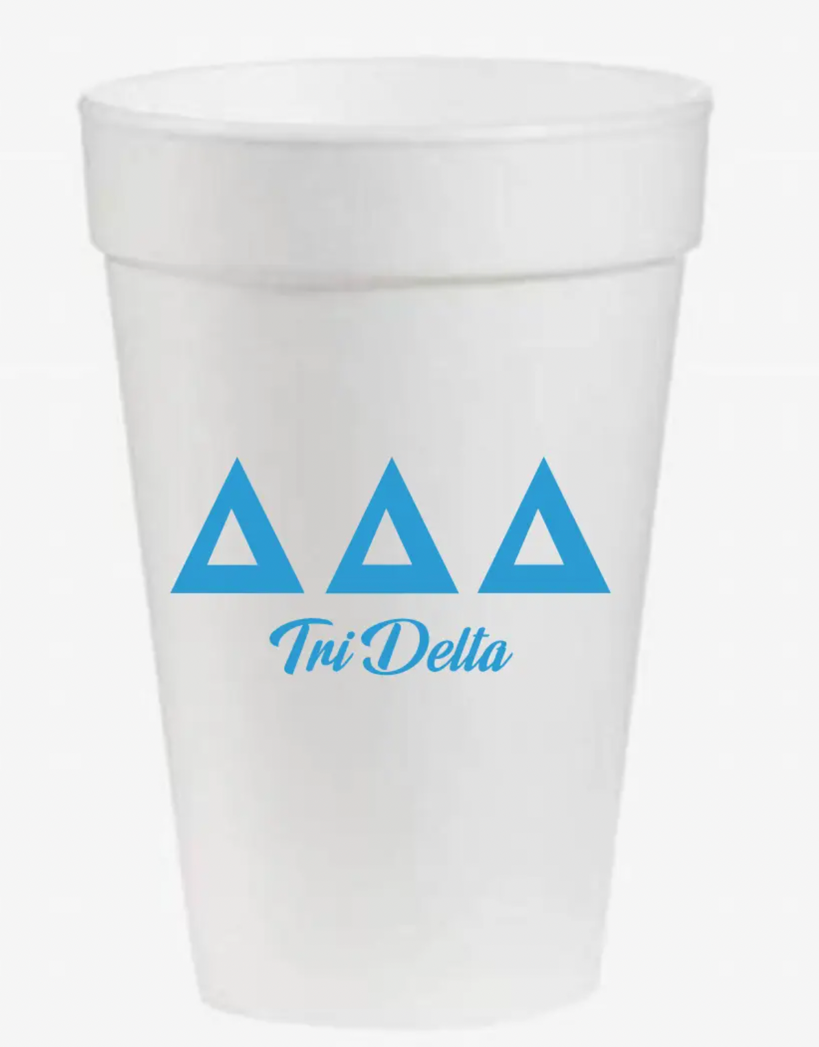 Tri-Delta Styrofoam Cups