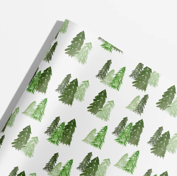 Forest Trees Wrapping Paper