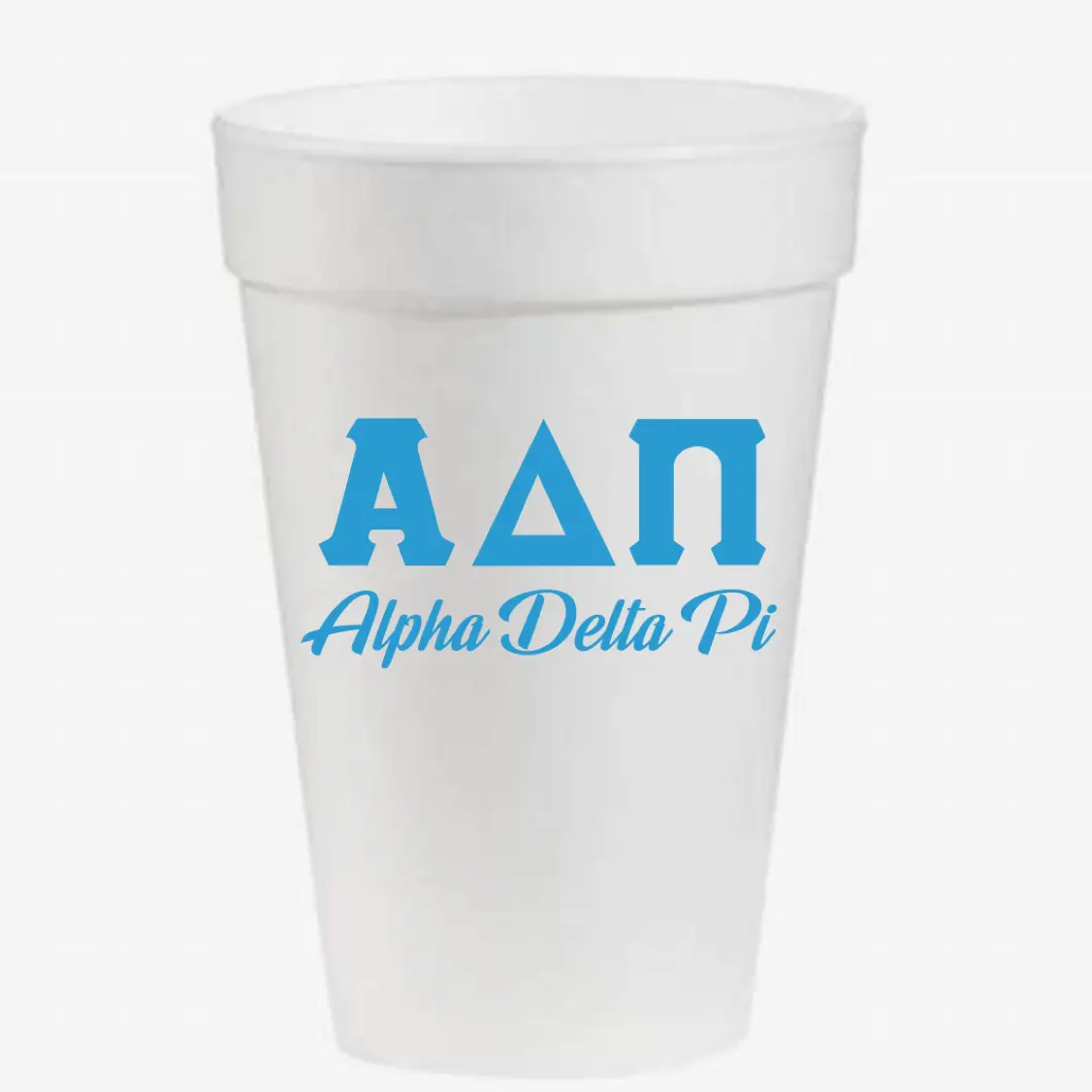 Alpha Delta Pi Styrofoam Cups