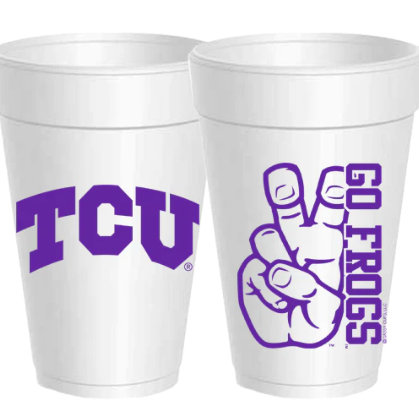 TCU- Go Frogs Styrofoam Cups