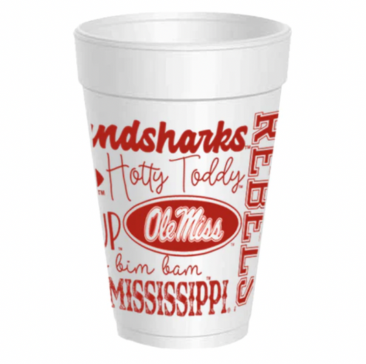 Ole Miss- Traditions Styrofoam Cups