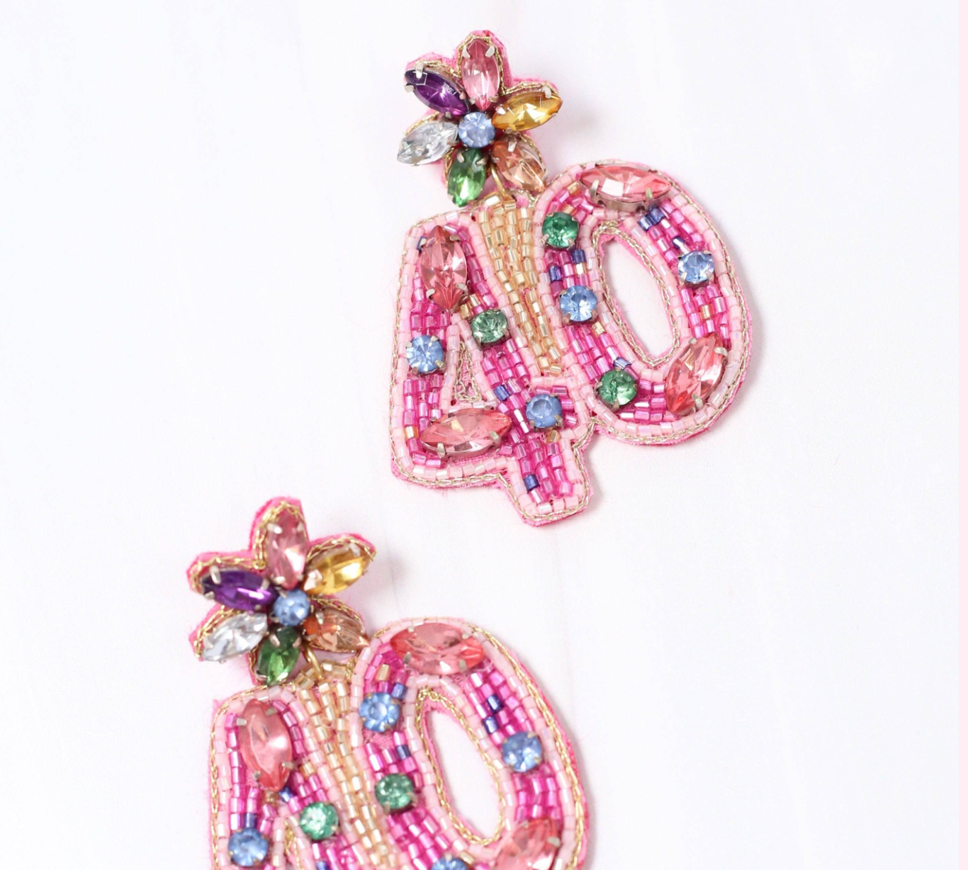 40 Beaded Earrings