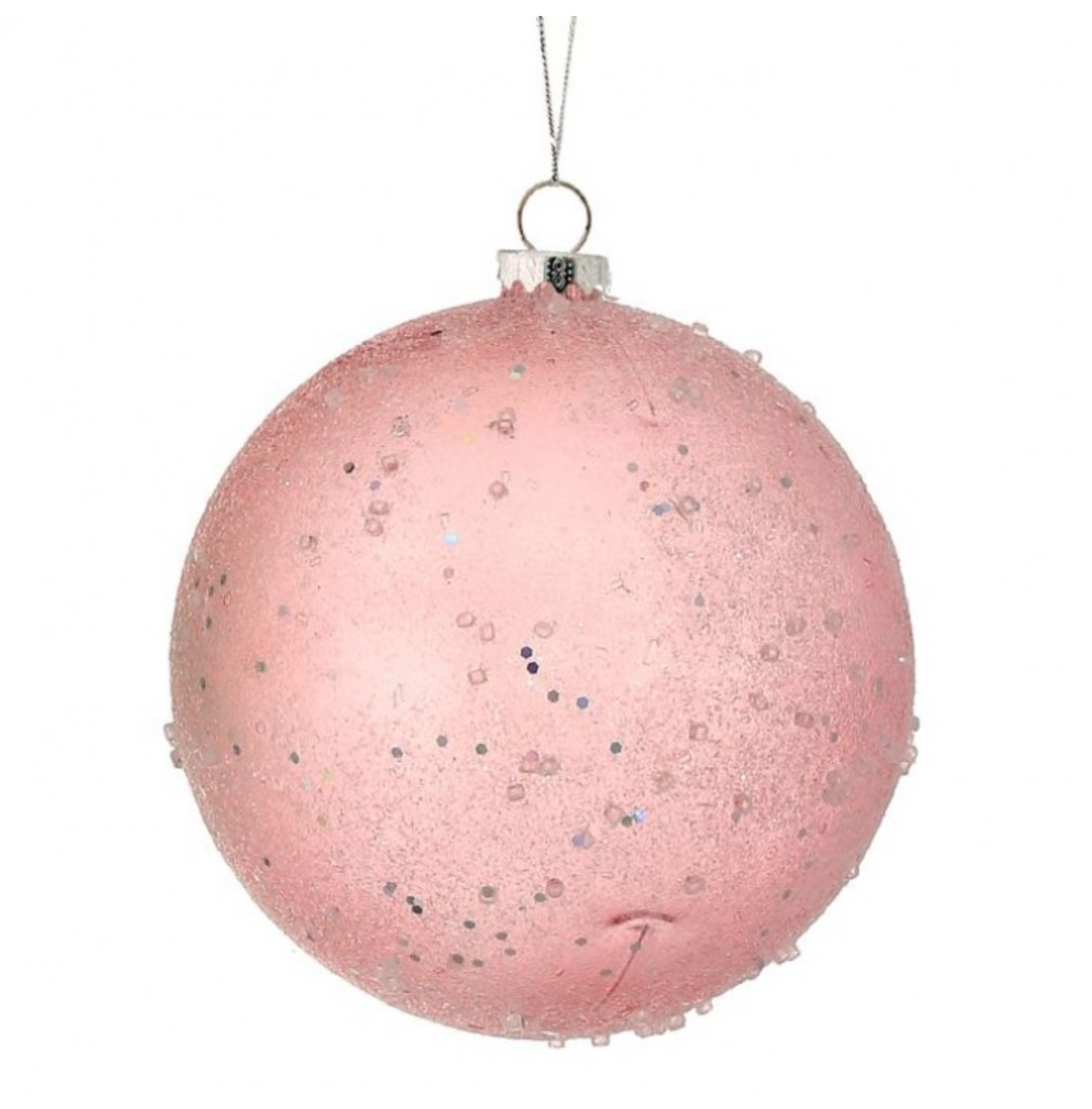 Light Pink Ice Gumball Ornament- 2 sizes