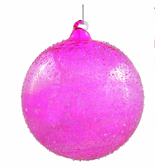 Jim Marvin Beaded Ball - Fuchsia