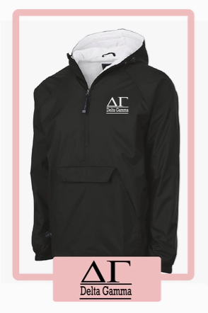 Delta Gamma Sorority Rain Jacket