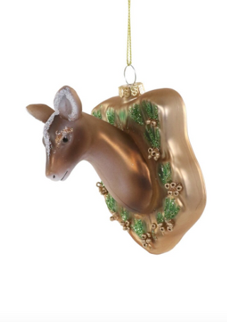 WOODLAND DEER MOUNT Ornament