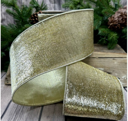 Metallic Velvet - Gold/Silver 4"x10