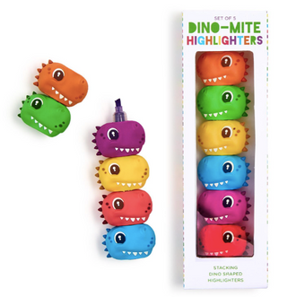 Dino-mite Stackable Dinosaur Highlighters