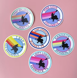 Circle Camp Sticker