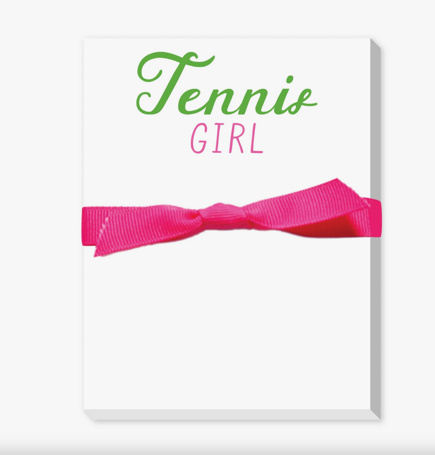 Tennis Girl Notepad