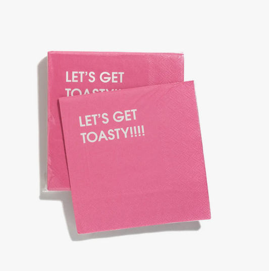 Let's Get Toasty- Cocktail Napkins