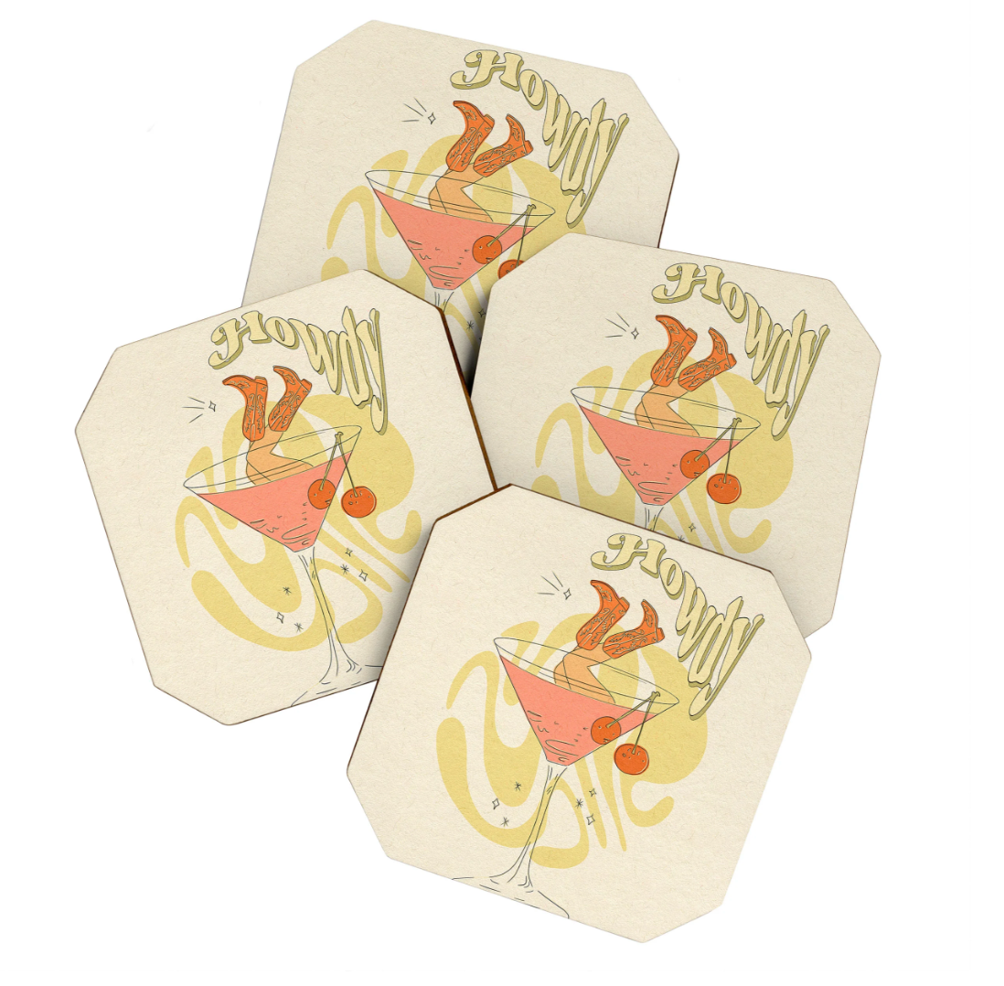 Tipsy Cowgirl Coasters