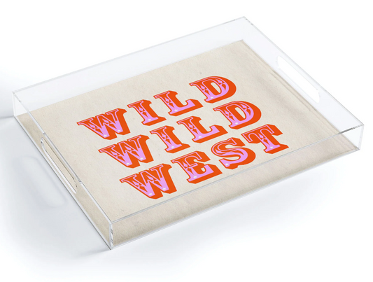 Wild Wild West Small Acrylic Tray