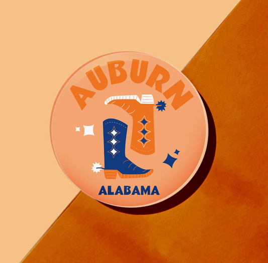 Auburn, Alabama Drink Coaster