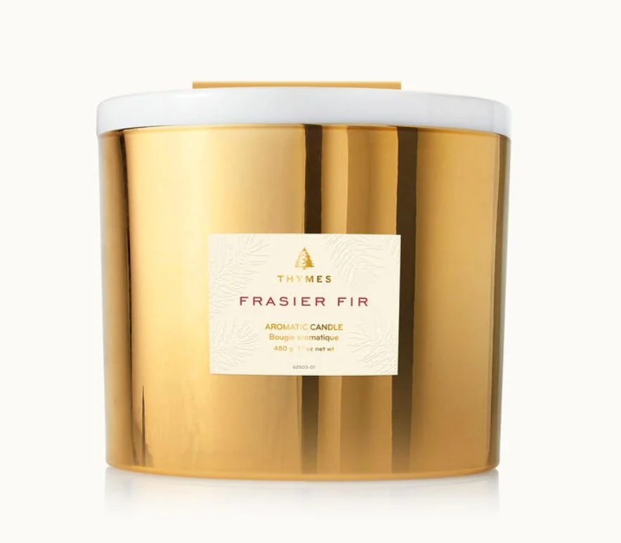 Frasier Fir Gold 3-Wick Candle