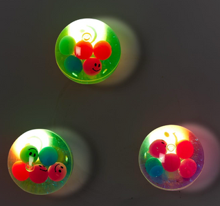 Happy LED Glitter Bouncing Ball