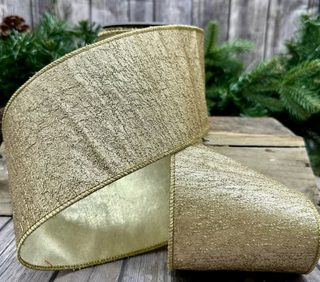 Iced Metallic Aurora - gold 4x10Y