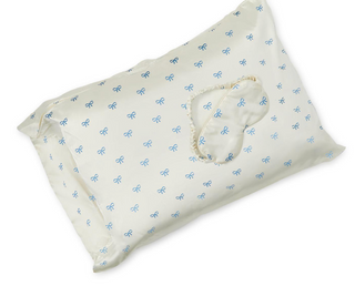 Coquette Satin Pillowcase and Eye Mask Set in Gift Bag