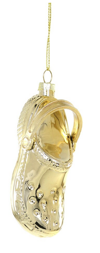 Gold Clog Ornament