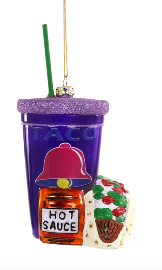 Fast Food Taco Ornament
