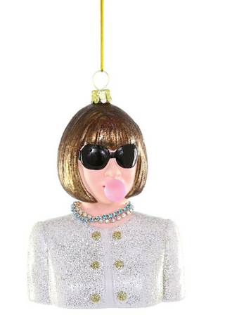 Anna Wintour With Bubble Ornament