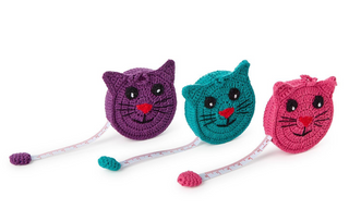 Kitty Kat Hand-Crocheted Measuring Tape
