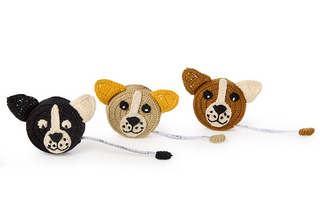 Playful Puppy Hand-Crocheted Measuring Tape
