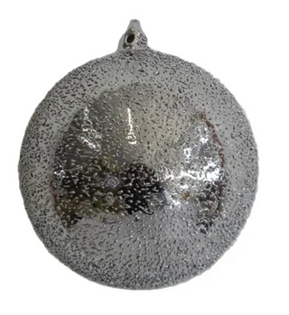Jim Marvin Beaded Ball - Silver Gray