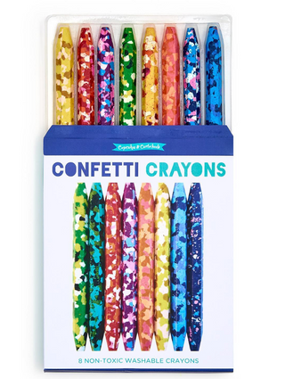 Happy Confetti Multicolor Crayons