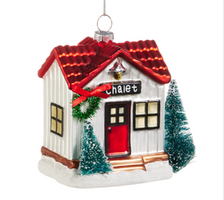 Ski Chalet Ornament