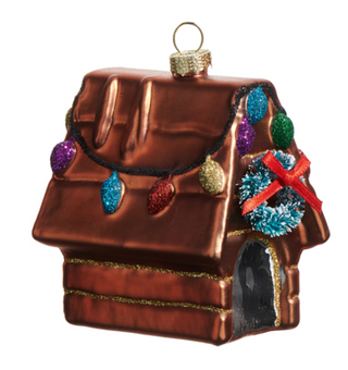 Festive Doghouse Ornament