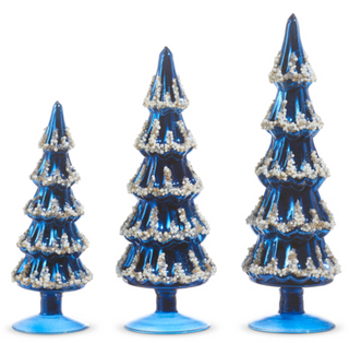 Blue Beaded Trees