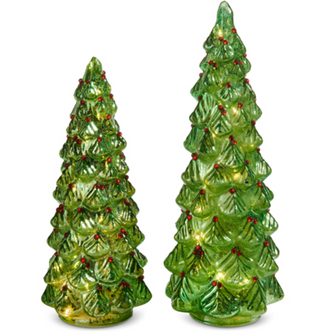 LIGHTED O TANNENBAUM TREES