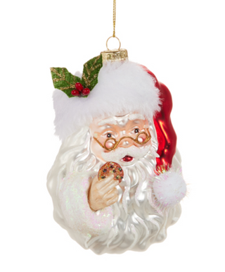 SANTA WITH COOKIE ORNAMENT