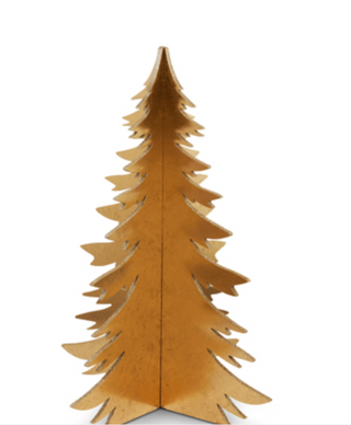 GOLD METALLIC 3-D TREE