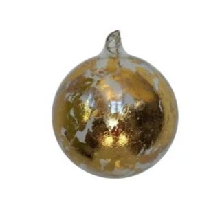 Jim Marvin Metallic Leaf Ball - Gold