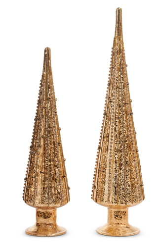 Gold Beaded Trees