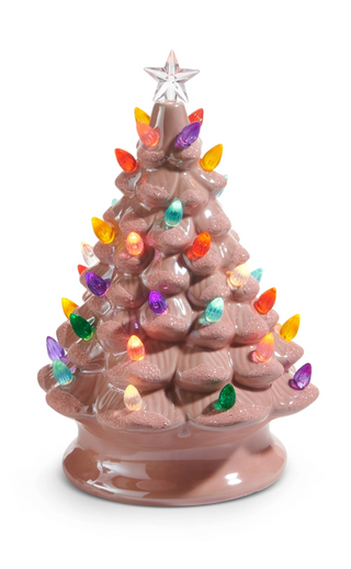 Lighted Pink Vintage Tree
