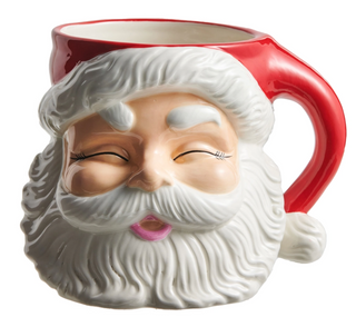 7.5" Red Santa Container